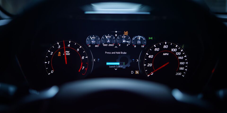 Speedometer technology of the new Camaro