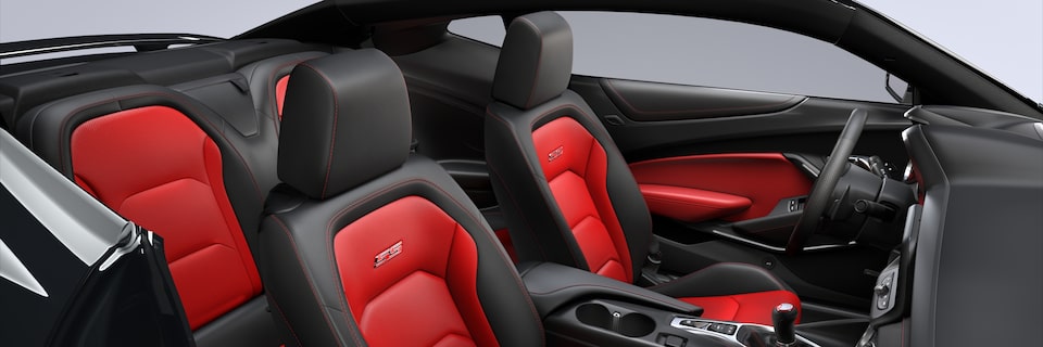 Descubrir 57+ imagen camaro red interior