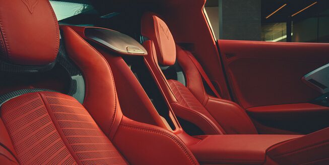 The Luxurious Driver and Passenger Seating of the Corvette Z06