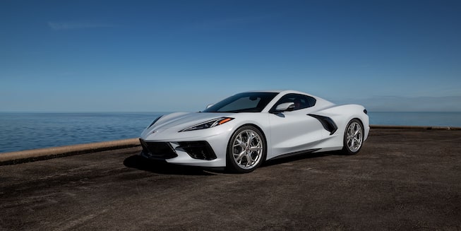 2023 Chevrolet Corvette Mid-Engine Sports Car Front Drivers Side Shot