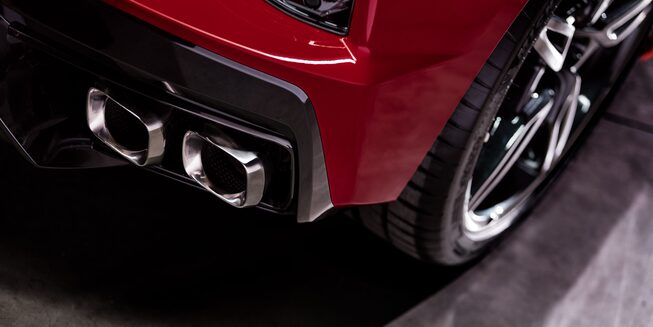 2023 Chevrolet Corvette Mid-Engine Sports Car Exhaust