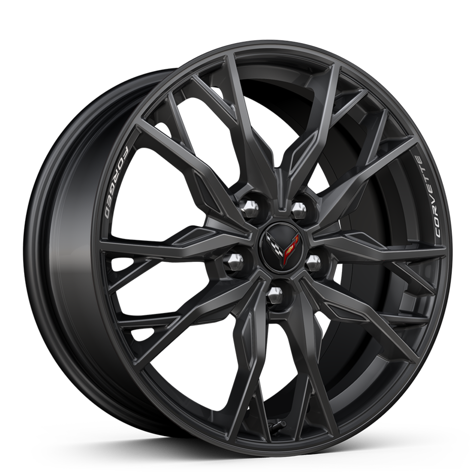Gloss Black forged aluminum wheels
