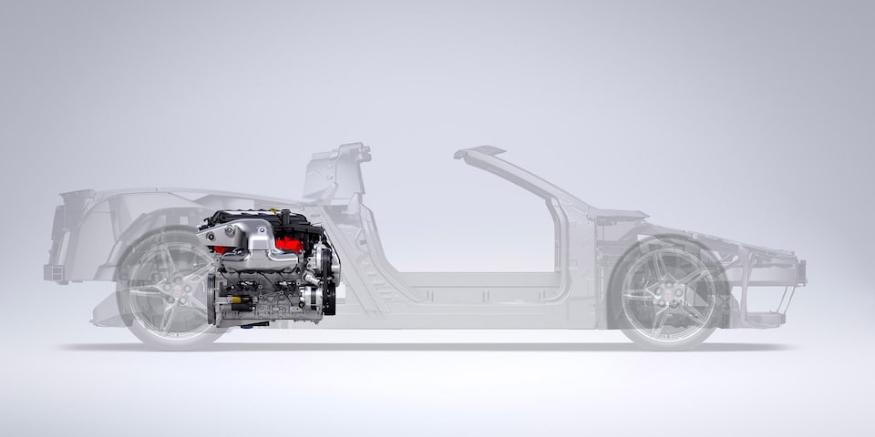 2023 Chevrolet Corvette Mid-Engine Sports Car Engine
