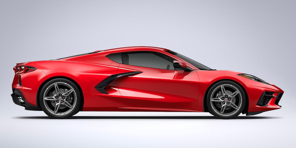 2023 Chevrolet Corvette Mid-Engine Sports Car Frame and Engine