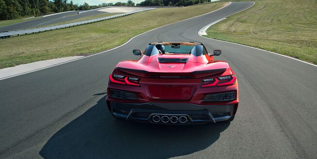 2023 Chevrolet Corvette Z06 Asset Matrix - Rear View Driving
