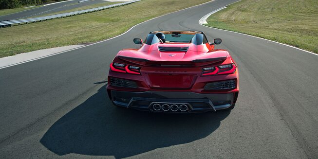 2023 Chevrolet Corvette Z06 Asset Matrix - Rear View Driving