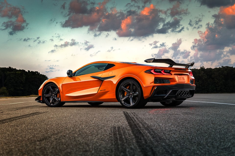 2023 Chevrolet Corvette Z06 Side View Driving