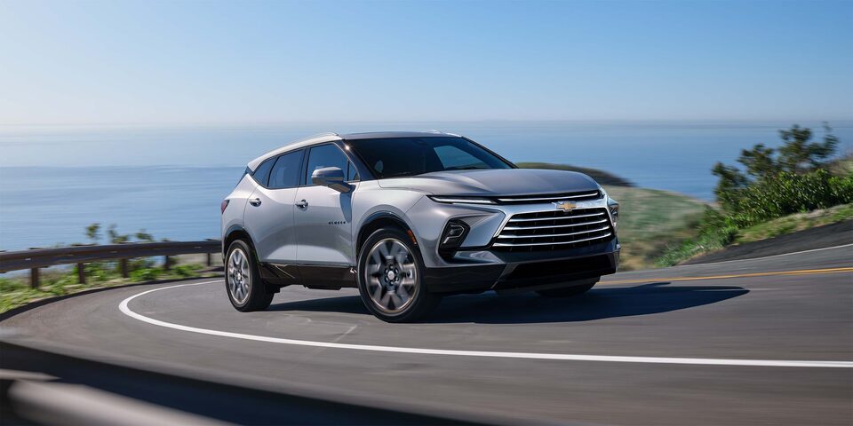 The 2023 Chevy Blazer Driving on the Open Road