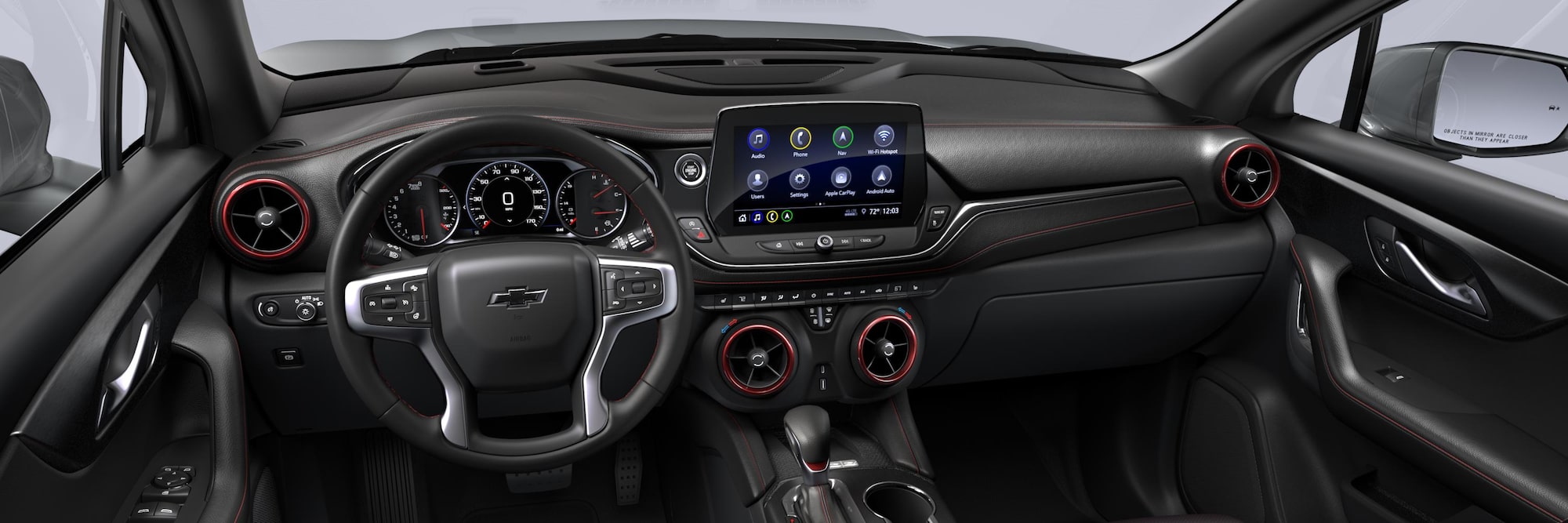 2022 chevy blazer interior dimensions