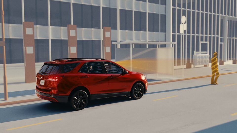 Equinox Front Pedestrian Breaking Video