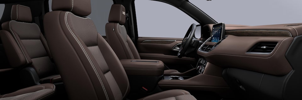 JET BLACK / MOCHA PERFORATED LEATHER SEATING SURFACES