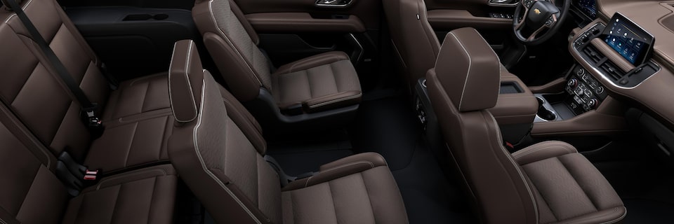 JET BLACK / MOCHA PERFORATED LEATHER SEATING SURFACES