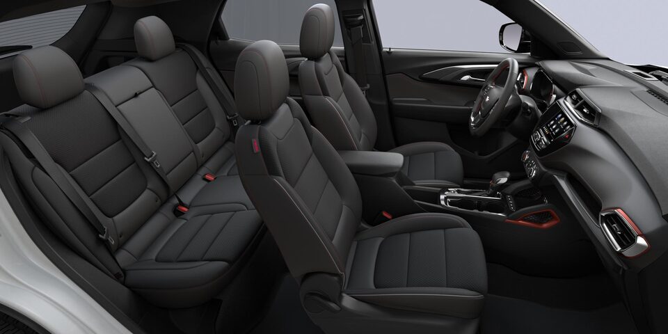 Jet Black / Red Accents Cloth With Leatherette