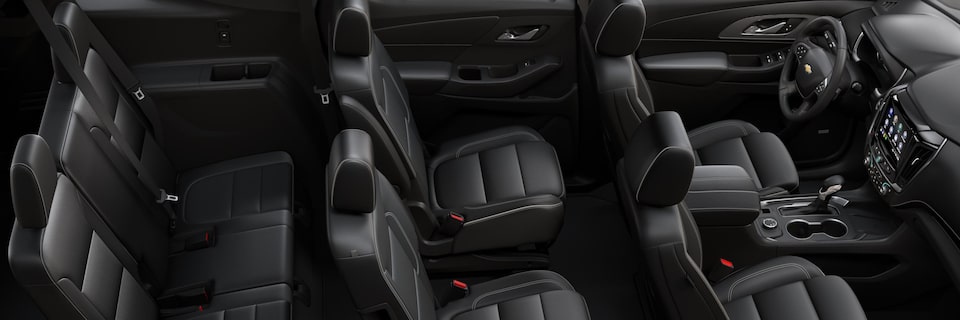 Jet Black Perforated Leather-Appointed Interior Option