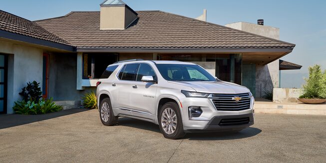 2023 Chevrolet Traverse Parked in Family's Driveway