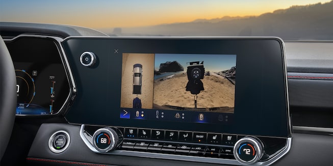 A Beautiful View of the Clear Skies from the Sunroof of the 2023 Chevy Colorado