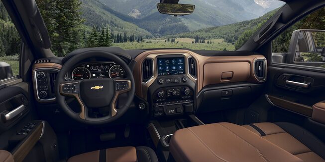 2023 Chevrolet Silverado HD Interior Driver's Seat View