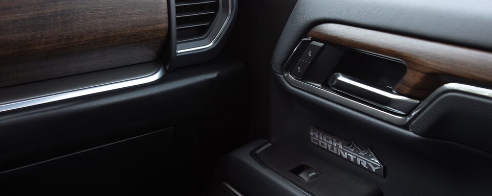 The Wood Trim of the Silverado High Country