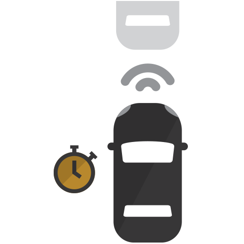 Following Distance Indicator Icon hover