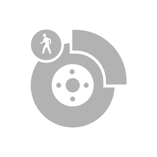 Front Pedestrian Breaking Icon