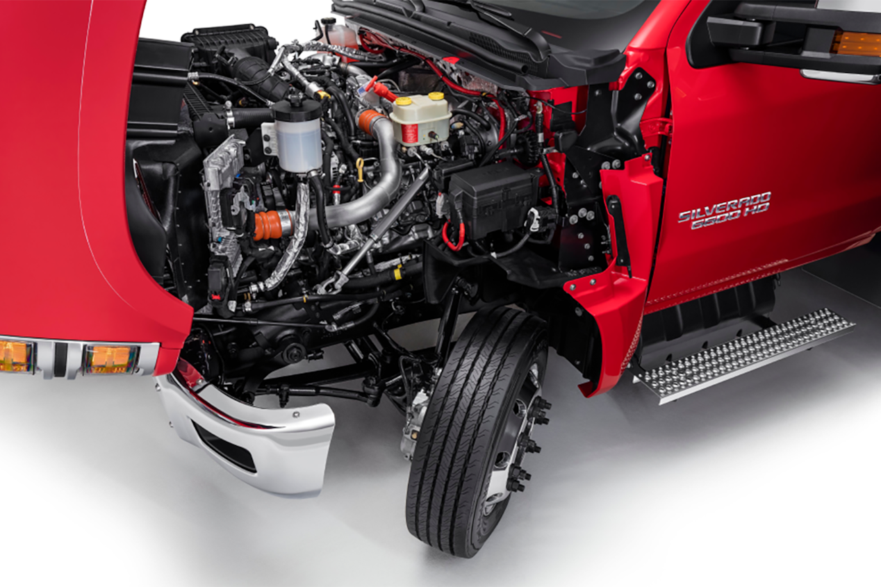 Silverado con chasis con cabina: Diseño de corte de volante