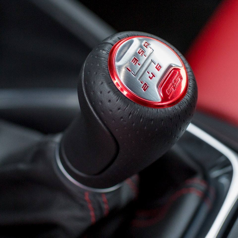 Close-Up Of Shifter Inside The 2024 Chevy Camaro