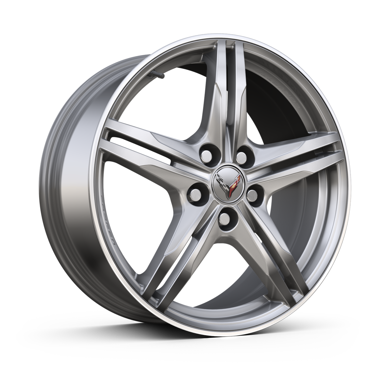 19-inch front/20-inch rear 5-split-spoke machined-face