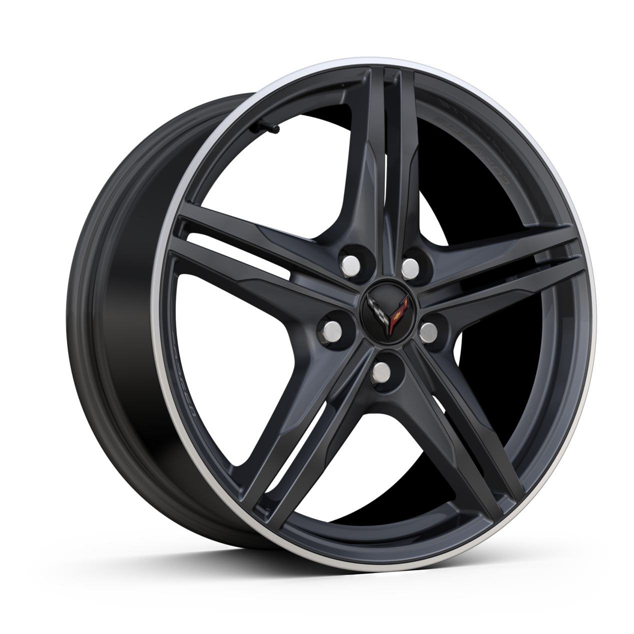 19-inch front/20-inch rear 5-split-spoke Satin Graphite