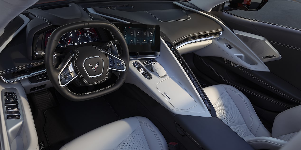 2024 Corvette Driver's Side Interior Overview and Center Console