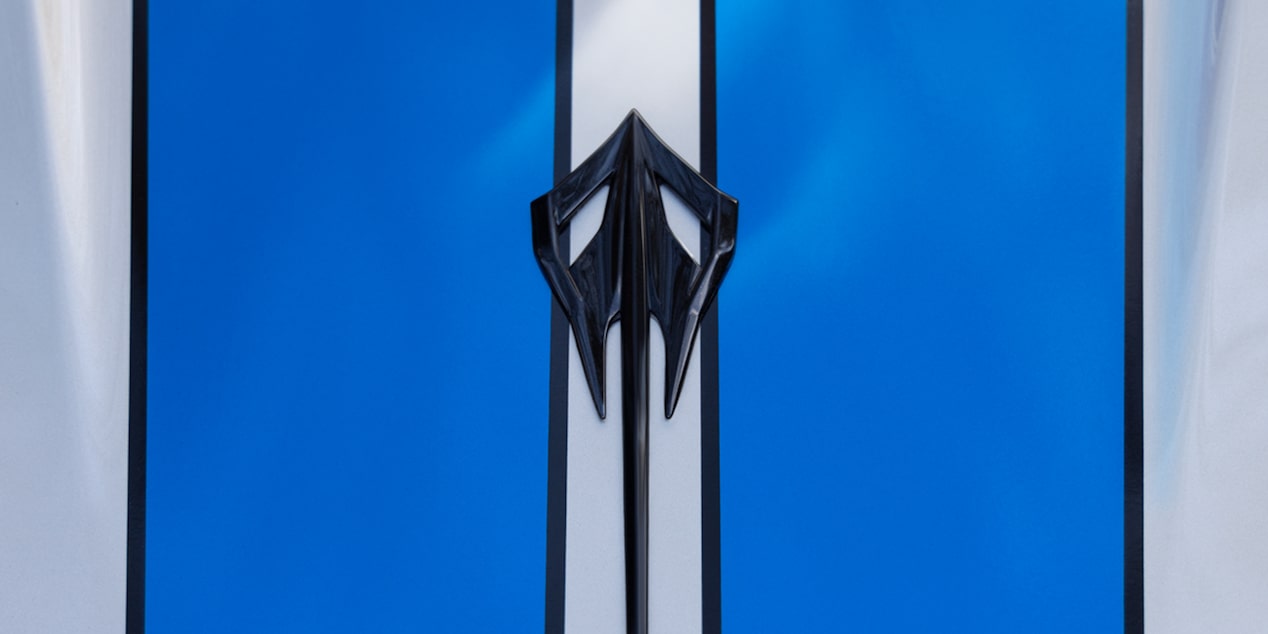 E-Ray Emblem on Exterior of 2024 Chevrolet Corvette E-Ray
