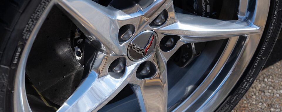 The Sleek Wheel Design of the Corvette E-Ray
