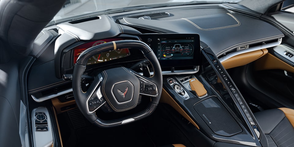 The Technology Packed Interior of the Corvette E-Ray