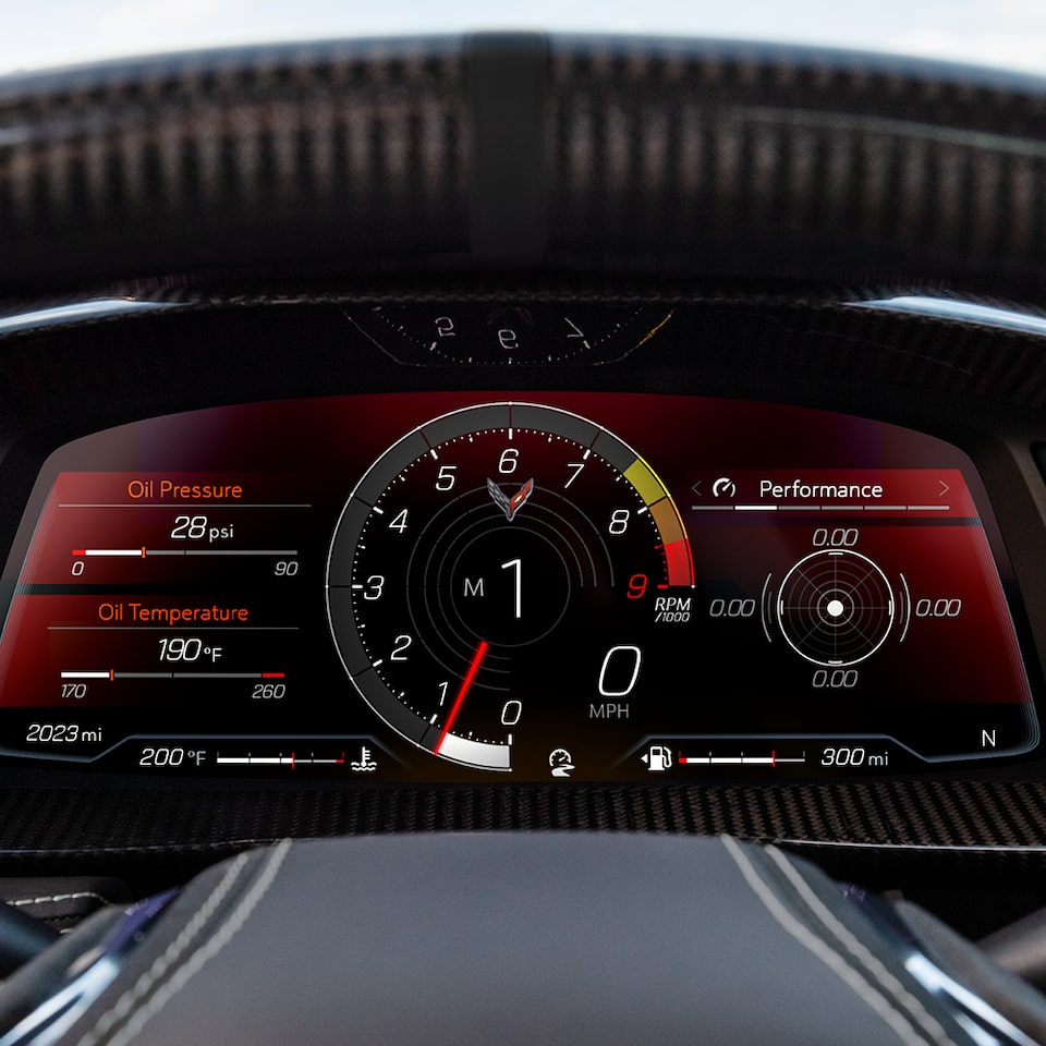 The Instrument Cluster of the Corvette Z06