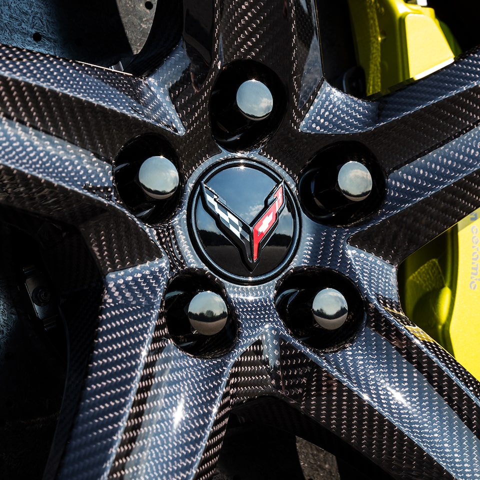 The Sleek & Stylish Carbon Fiber Wheels of the Corvette Z06