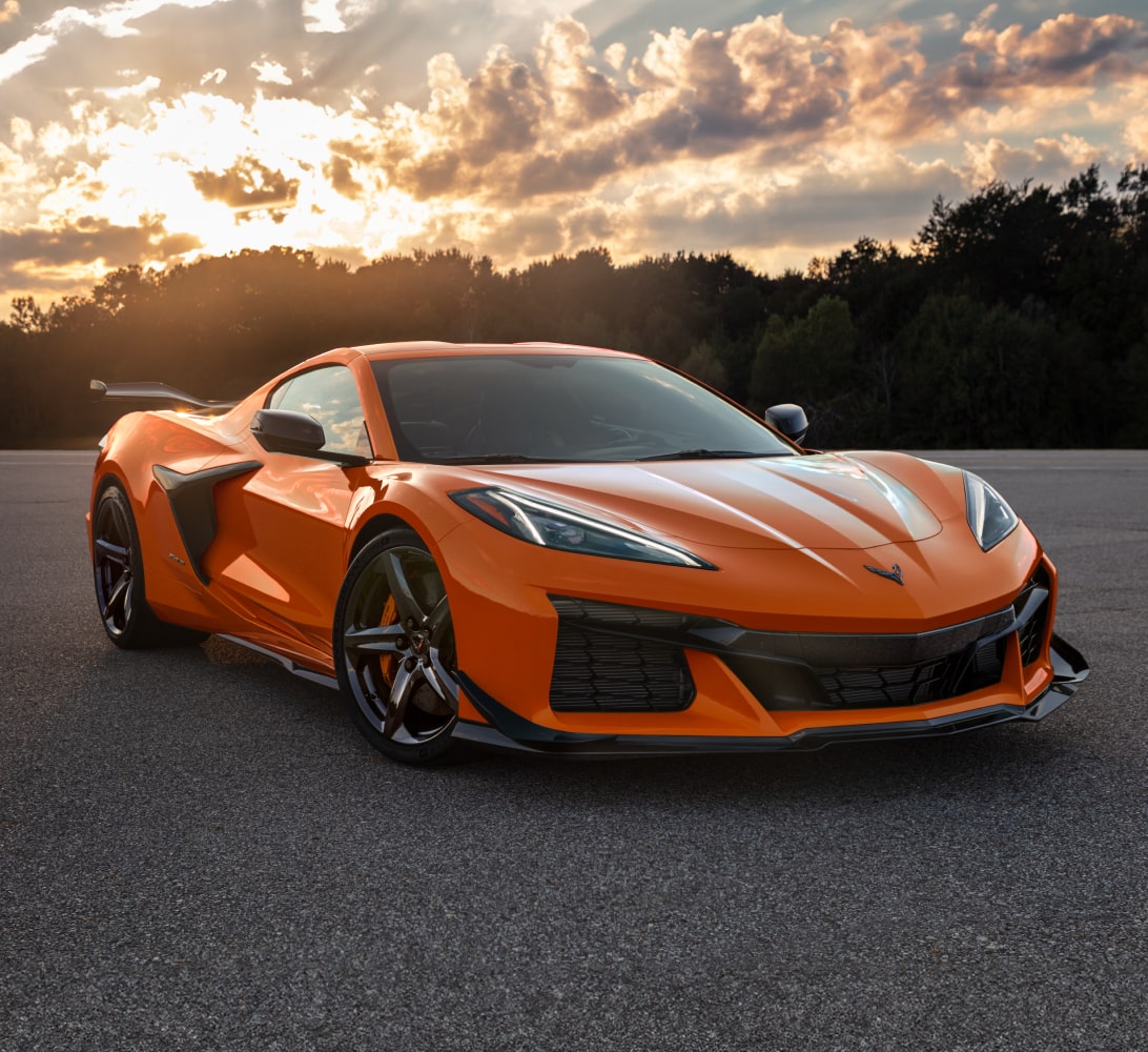 La parte trasera rediseñada del Corvette Z06 2024
