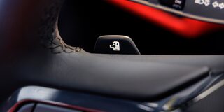 Battery Release Lever Inside the 2024 Chevy Blazer EV 