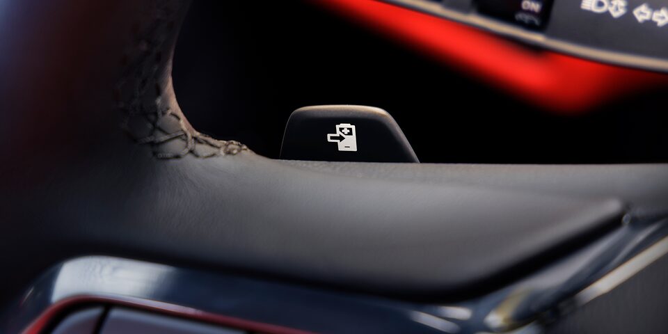 Battery Release Lever Inside the 2024 Chevy Blazer EV