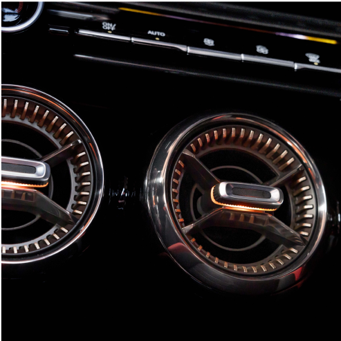 Modern Sleek Design of the Climate Vents Inside the 2024 Chevy Blazer EV 