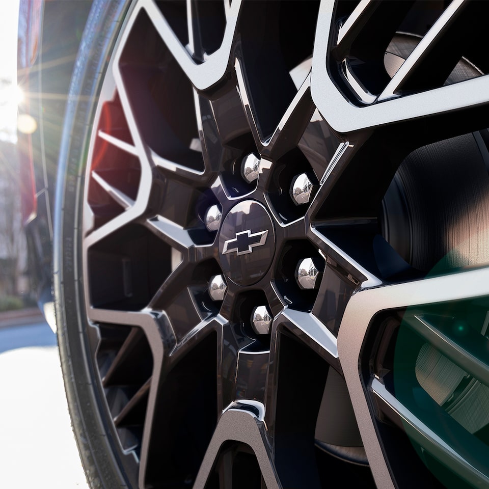 Closeup of the Wheel on a 2024 Chevrolet Blazer SUV