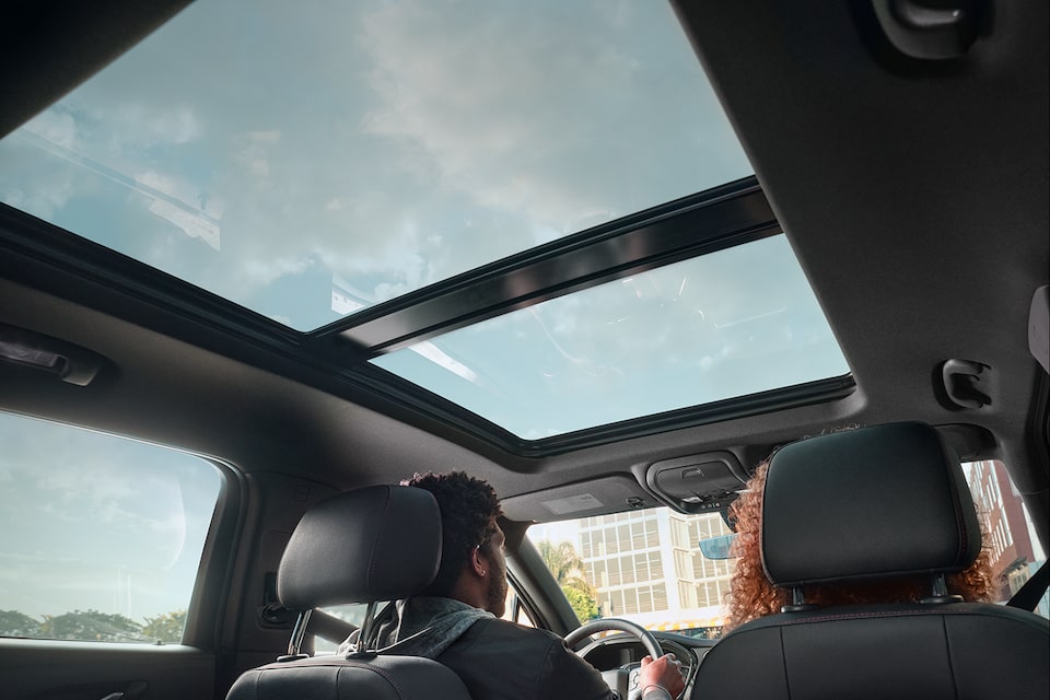 View of the Moonroof in a 2024 Chevrolet Blazer SUV