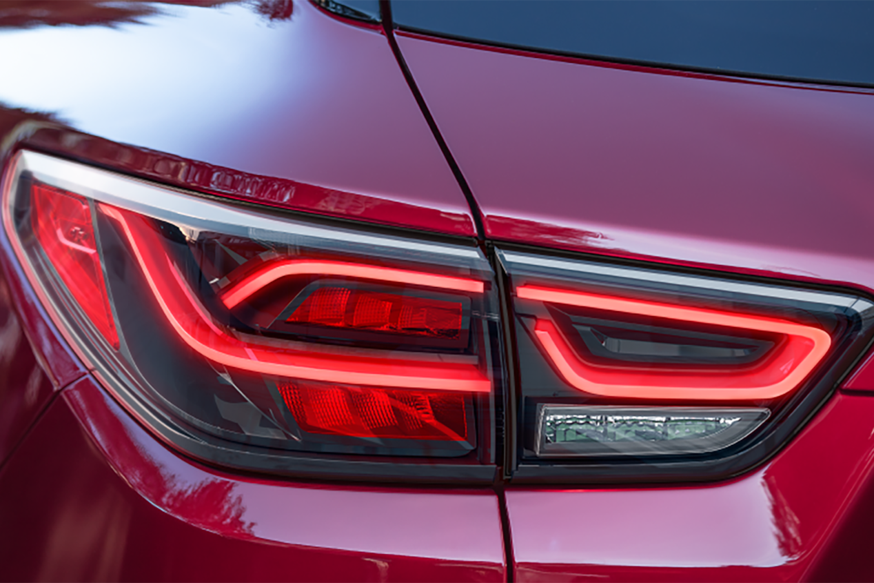 Closeup on the Taillight of a 2024 Chevrolet Blazer SUV