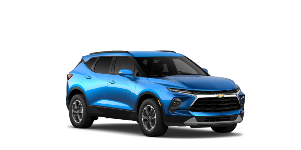 2024 Chevrolet Blazer SUV in new Riptide Blue Metallic color