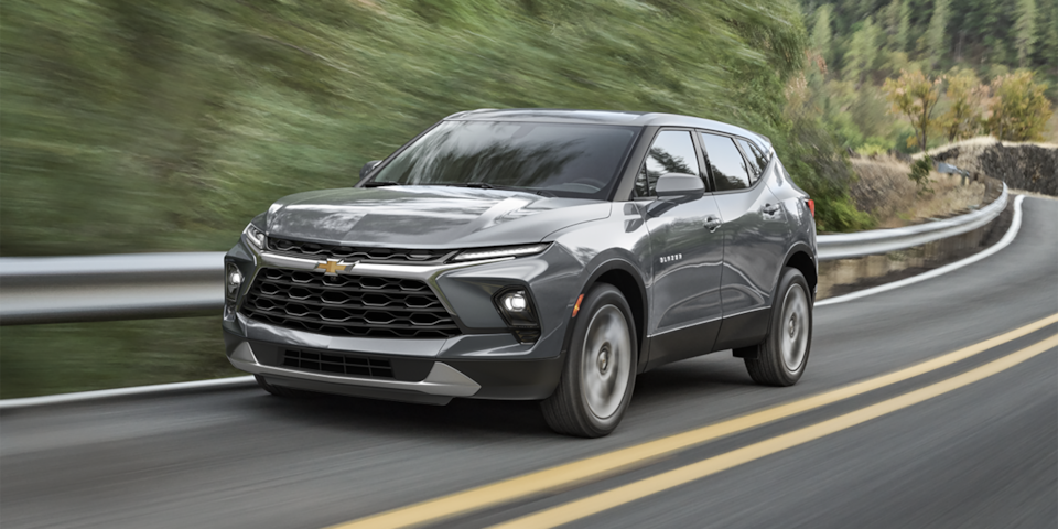 2024 Chevrolet Blazer Driving on a Street