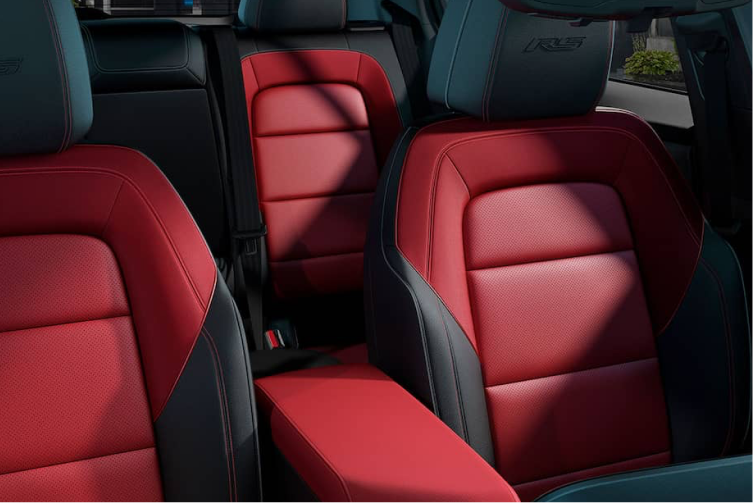 2024 Equinox EV Red Interior Seating