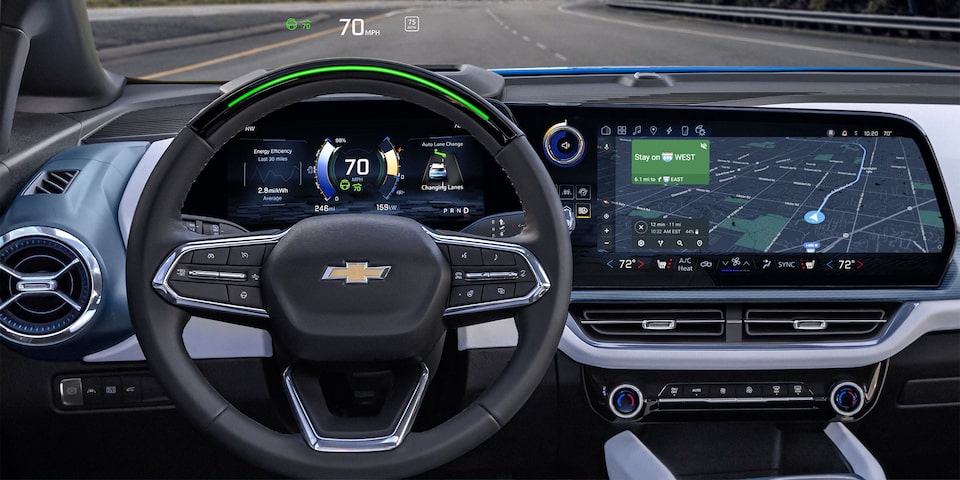 2024 Equinox EV Interior Super Cruise Shot
