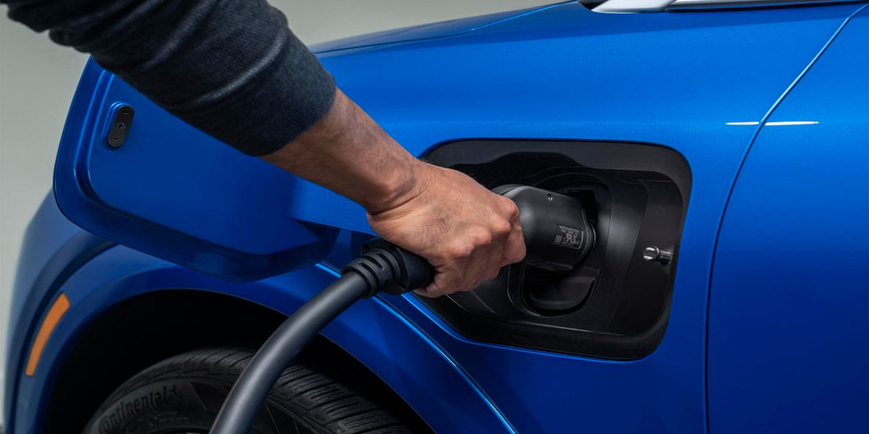 Imagen de la carga de la Chevy Equinox EV 2024