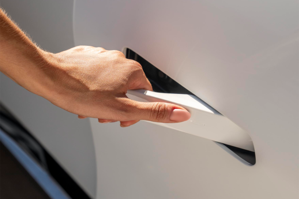 Imagen de la manija de la puerta de la Chevy Equinox EV 2024
