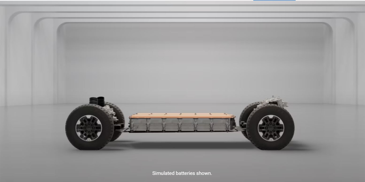 Imagen de la plataforma de la Chevy Equinox EV 2024