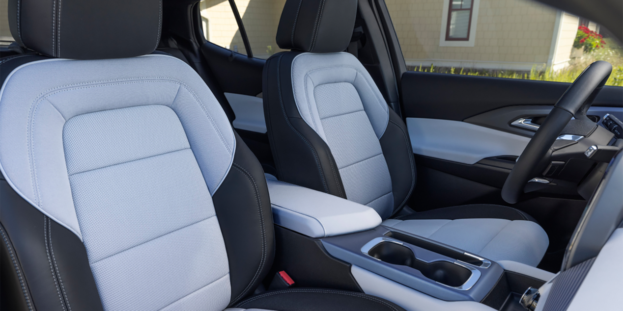 Vista del diseño interior de la Chevy Equinox EV 2024