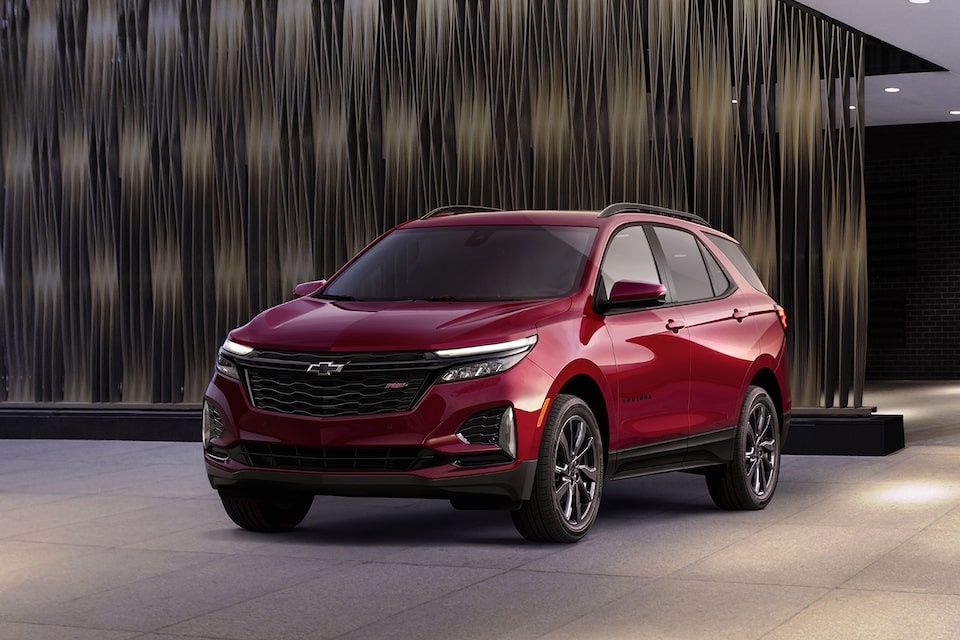 The Chevy Equinox RS Parked Outside on a Sunny Day